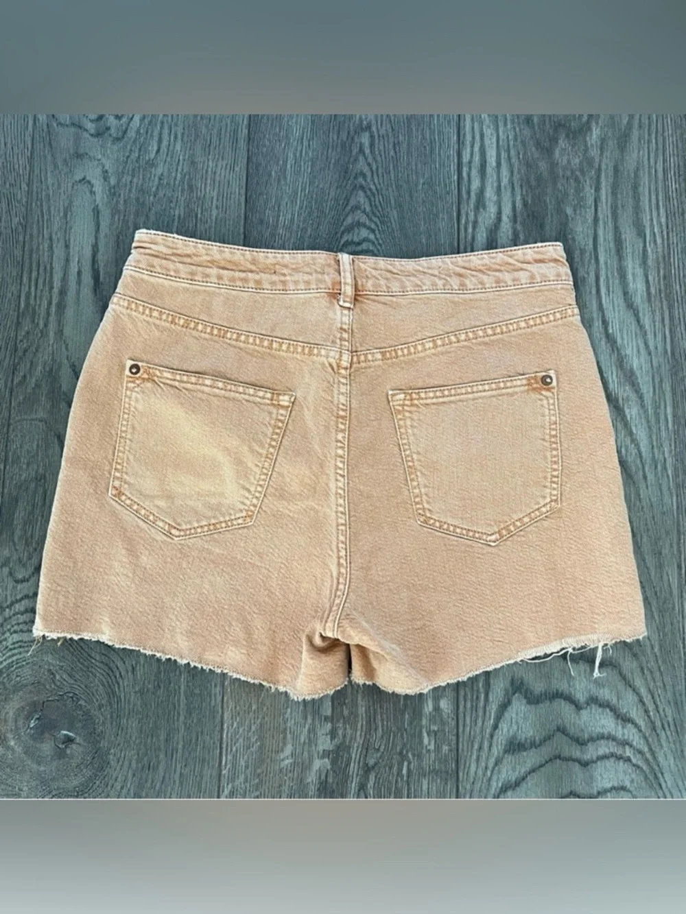 ANTHROPOLOGIE PILCRO High Rise Denim Cutoff Jean Shorts Size 28